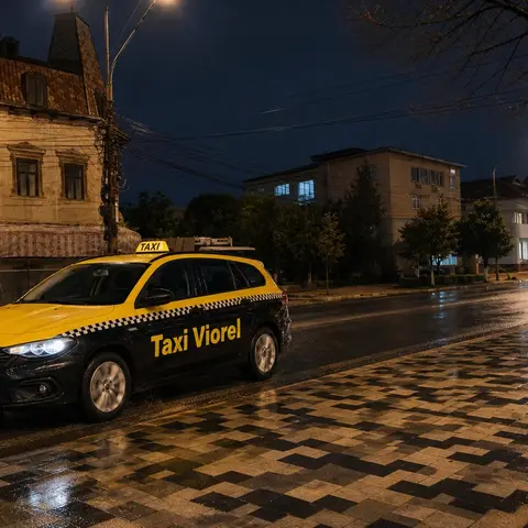 Taxi Viorel noaptea in Bals