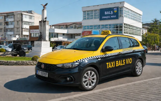 TAXI BALS VIO car in central Bals